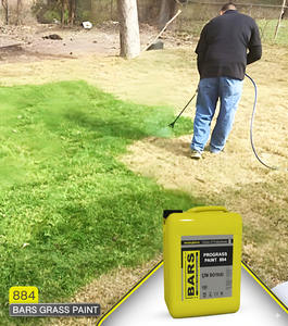 BARS 884 Peinture pour pelouse / gazon, émulsion acrylique à base d'eau, colorant vert pour gazon, sol et gazon sec, 1 kg / 10 kg - Product Image 1