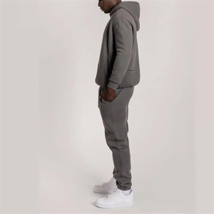 Survêtement ajusté de luxe pour hommes Sweat à capuche en coton respirant pour le sport Jogging Wear Sweatsuit - Product Image 5