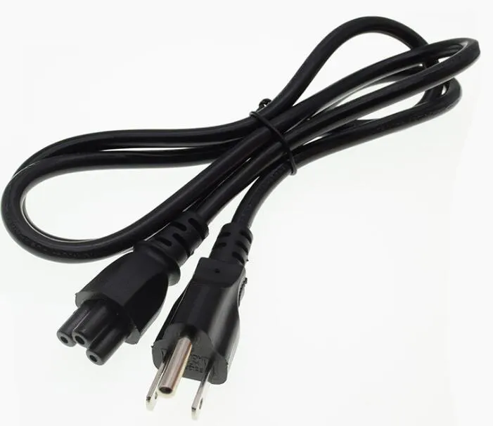 Two Pins Three Pins C6 C8 C14 U L Approved 3 Pin Prong Plug Cable USA AC Cords Electric Lead IEC C13 US Power Cord