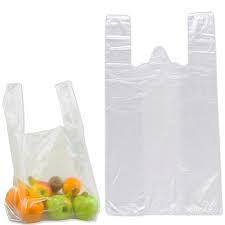 Sacs à provisions en plastique de T-shirt de haute qualité pour l'approvisionnement en gros d'emballage de supermarché avec le prix concurrentiel - Product Image 3