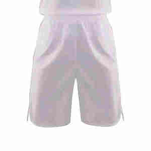 Uniforme de basket-ball imprimé par sublimation de haute qualité en gros, logo d'équipe personnalisé, numéros, 100% polyester, séchage rapide - Product Image 4