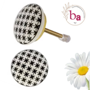 Tiradores de armario de cerámica modernos para dormitorio, baño, cocina y sala de estar, manija de cajón de exportación de calidad - Product Image 1