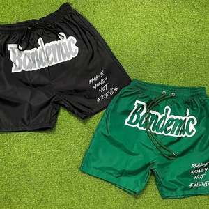 Vente en gros de shorts de sport en coton épais polaire français éponge respirant short de sueur pour hommes short de survêtement d'entraînement de course à pied - Product Image 5