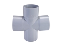 Raccords de tuyauterie en PVC et UPVC CPVC SWR polis certifiés ISO pour le drainage des eaux usées avec connexion mâle/femelle
