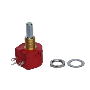 Potenciómetro enrollado de alambre rotativo W1 WX118 <span class=keywords><strong>ABK</strong></span> 2W 1K 2K 5K 10K 10% Tolerancia roja - Product Image 2