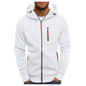 Chándal de entrenamiento polar para hombre, conjunto sólido de dos piezas, traje de jogging ligero con logotipo frontal - Product Image 6