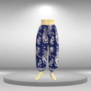 Thai <b>Harem</b> Tribal <b>Pants</b> for Export Comfortable Hippy and Hawaiian Style Trousers Made in Thailand for Global Wholesale Market - Product Image 4