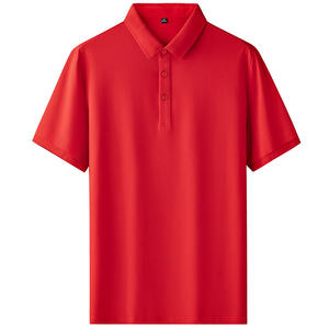 Polo en coton mercerisé de haute qualité, personnalisé avec un logo brodé, vêtements de sport décontractés, marque, impression, uni, mode maison, OEM - Product Image 4