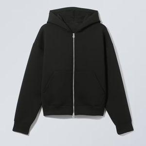 Custom Zip <b>Hoodie</b> 100% Organic Cotton Fleece Winter Sweatshirt Drop Shoulder Boxy Regular Fit Streetwear Jumper Pocket Zipper - Product Image 6