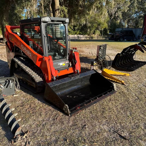 Cargadora de orugas Kubota SVL75-3 de 75 HP |   Minicargadora con orugas de goma en venta |   Alto Rendimiento para Construcción y Paisajismo - Product Image 1