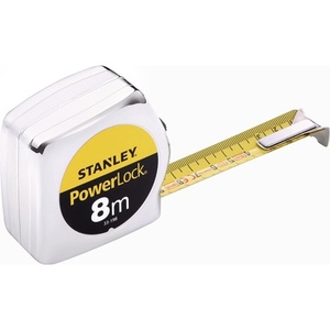 Cinta Métrica de Bolsillo Stanley PowerLock de 8 m, 25 mm de Ancho, Automática, Modelo EC II de Plástico SB - Product Image 1