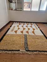 Offre Spéciale Camal et laine blanche tapis moderne de nouveau Style tapis Maroc Design tapis tufté à la main 100% tapis et tapis en laine tapis en laine