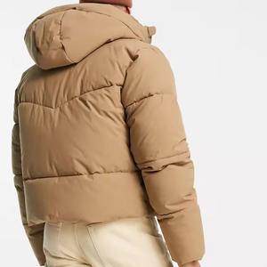 Custom Wholesale New <b>Men</b> <b>Short</b> Puffer <b>Jacket</b> Lightweight Quilted Winter Outerwear Modern Street wear Style With Custom Logo - Product Image 2