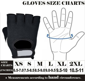 NOUVEAU Gants de musculation et cyclisme demi-doigts avec support de poignet, personnalisables, unisexes, en cuir, séchage rapide, pour fitness et gym - Product Image 6