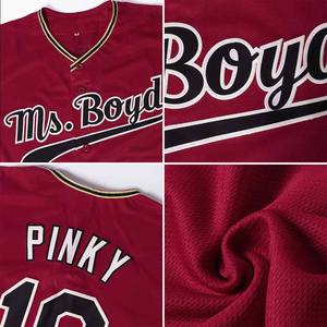 Uniformes de baseball pour adultes couleur marron col en V manches courtes uniformes de baseball respirants fabriqués en polyester avec service OEM - Product Image 6