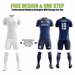 Vêtements de football en polyester respirant à séchage rapide de haute qualité, maillot de football personnalisé et kit d'équipe, uniformes sublimés en gros - Product Image 2