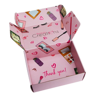 Kit de perruques en dentelle tressée de luxe personnalisé ondulé pour produits de soins de la peau emballage en papier boîte-cadeau plap avec votre propre logo