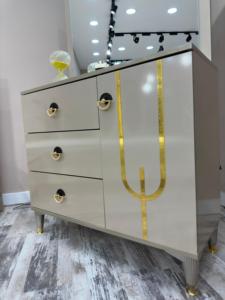 Almacenamiento de juegos de dormitorio King cómodo que incluye tocador de cama Murphy para el hogar, oficina, Hotel, Villa, garantiza un sueño agradable - Product Image 6