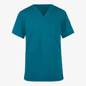 T-shirts à manches courtes et col en V de haute qualité pour femmes, vêtements de travail d'été, uniforme de travail pour infirmières, usage hospitalier, unisexe, médecins, patients - Product Image 4