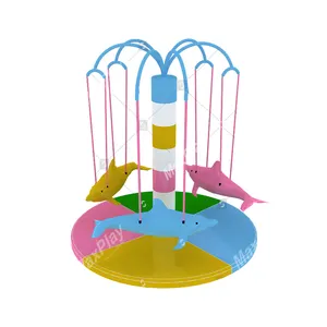 Top Sale High Quality Customizable Mixed Colour Commercial Soft Play Powerful Motor Safety Fish Design Swing