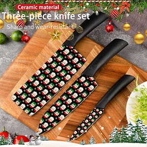Couteau de poche à lame en céramique, imprimé floral, en plastique, compatible lave-vaisselle, haute qualité, fait main, outil de cuisine professionnel, directement de l'usine - Product Image 3