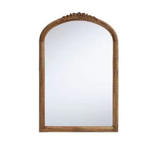 <b>Wooden</b> <b>Wall</b> <b>Mirror</b> with Ornate <b>Wooden</b> Frame for Bedroom Living Room Hallway and Home Decoration by Azora Industries - Product Image 1