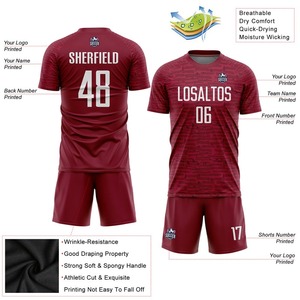 Uniforme de fútbol Ropa de fútbol totalmente personalizada Ropa de fútbol Conjunto de camiseta de fútbol barato Camiseta de fútbol - Product Image 3