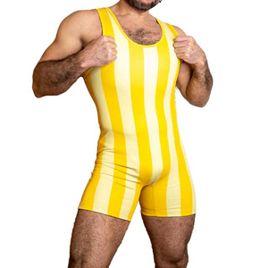 Sublimación completa Imprimir Gimnasio Hombres Singlet Wrestling Singlet Running Uniform Running Singlet - Product Image 1