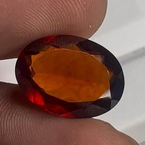 Corte ovalado de hessonita natural 13x18 MM Piedra preciosa suelta de la mejor calidad Lo mejor para la fabricación de joyas - Product Image 2