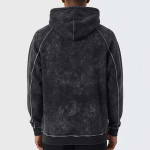 Venta Directa de Fábrica, Chándal Deportivo para Hombre con Lavado Ácido Desgastado, Manga Larga, con Nuevo Diseño de Bolsillo Transpirable y Técnica de Impresión - Product Image 5