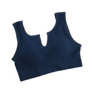 เสื้อชั้นในโยคะทรงยูสำหรับผู้หญิง ไซส์ XL ปี 2026 เป็นมิตรกับสิ่งแวดล้อม เนื้อผ้านุ่ม ไร้ตะเข็บ น้ำหนักเบา ระบายอากาศได้ดี ไซส์พลัส - Product Image 1