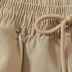 กางเกงขาสั้นสำหรับผู้ชายกางเกงขาสั้นใส่สบายสีทำจากปากีสถาน - Product Image 3