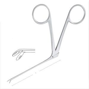 Instrumentos de ontología de grado quirúrgico, pinzas para los oídos, pinzas de cocodrilo Struempel, pinzas ENT de acero inoxidable de 8,5 cm - Product Image 3