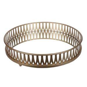 Decorative Serving Metal And <b>Mirror</b> <b>Tray</b> Ideal For Homes Hotels And Stylish Dining Experiences - Product Image 1