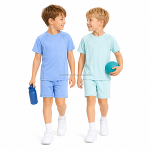 Ropa Deportiva para Niños, Camiseta de Cuello Redondo de Secado Rápido, Diseño con Paneles Transpirables para Gimnasio, Correr y Actividades al Aire Libre - Product Image 5