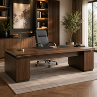 Chaise de bureau de direction moderne à dossier haut, pivotante, noire, avec base chromée et roulettes