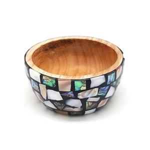 Bol de service indien en nacre et pierre d'ormeau pour la vaisselle d'hôtel, conçu pour les restaurants, design élégant - Product Image 1