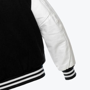 Chaqueta de béisbol de diseño personalizado de alta calidad y chaqueta de softball con chaqueta de bombardero Varsity con logotipo personalizado - Product Image 3