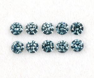 Diamante Cultivado en Laboratorio de 1.00 Ct, Corte Brillante Redondo, Color Azul, Certificado IGI, para Joyería, a Bajo Precio - Product Image 1