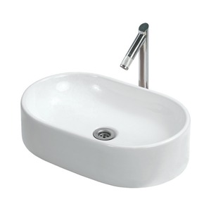 Lavabo de encimera con aspecto de piedra moderna a precio barato, lavabo de mano para baño, artículos sanitarios de cerámica - Product Image 4