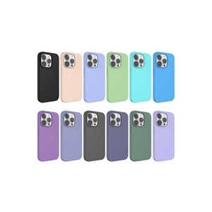Coque de protection rigide Netzy effaçable en silicone liquide pour iPhone 14 Pro - Bleu, compatible avec les coques arrière A53 7 Plus - Product Image 2