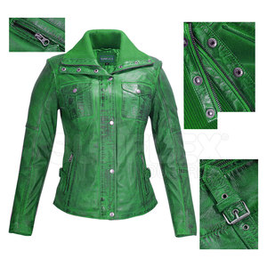 Article Offre Spéciale Veste en cuir coupe-vent à la mode pour femmes - Product Image 5