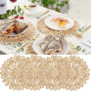 Hoa nơi Mat/Bảng Mat cho trang trí phòng ăn/Đảng/dịp được thực hiện bởi 100% cỏ biển thân thiện với môi - Product Image 4