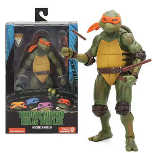 Juego de Figuras de Acción de Tortuga Ninja de Plástico en Estado Nuevo, Juguete para Colección de Niños, Decoración, Promoción con <span class=keywords><strong>Personajes</strong></span> ODM - Product Image 4