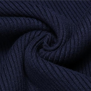 Nueva venta al por mayor de calidad única de poliéster de Color sólido suéter de los hombres de cuello redondo suéteres gruesos de primavera - Product Image 4