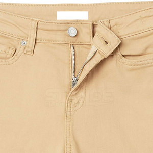 Jean décontracté pour femme, coupe droite, forme classique, toucher premium, respirant, 100% coton, écologique, coupe régulière - Product Image 6