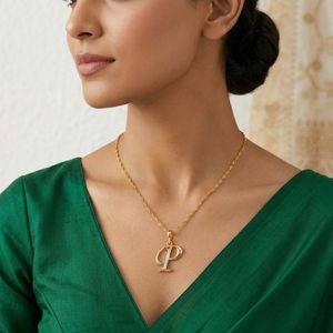 Colgante clásico de diamante natural de 0.06 ct, color HI, corte brillante redondo, claridad VS SI, oro amarillo, colgante de joyería nupcial para boda. - Product Image 1