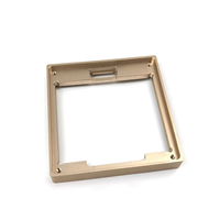 Service d'usinage CNC, cadre en aluminium anodisé personnalisable pour cadre de commutateur intelligent moderne