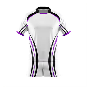 Concevez votre équipe personnalisée, portez un uniforme de rugby à impression personnalisée/uniforme de rugby à séchage rapide à prix de gros fabriqué à l'usine - Product Image 5