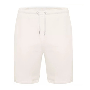 Shorts de plage d'été décontractés pour hommes, shorts de sport à motif imprimé solide et taille moyenne avec impression numérique élastique - Product Image 1
